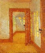 Anna Ancher interior oil on canvas